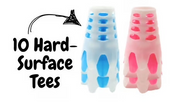 Little Links Hard Surface Golf Tees, 10-Pack, 1.75 Inches