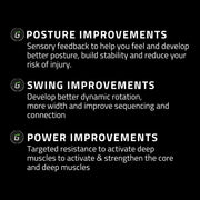 Aide à l'entraînement de golf GravityFit TPro Green 2.0 à résistance élevée