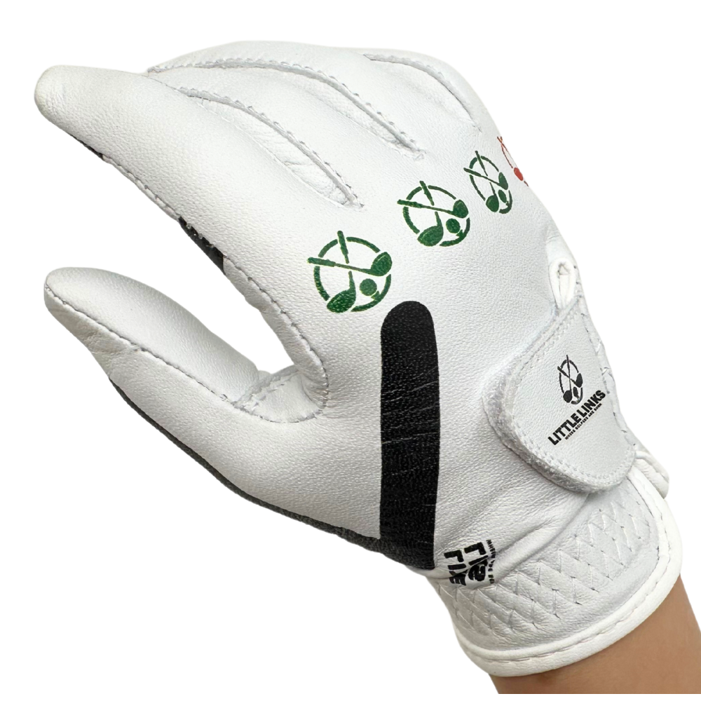 Kids Golf Training Glove (Right Hand) for Left Handed Golfers, Medium (Ages 8-11)