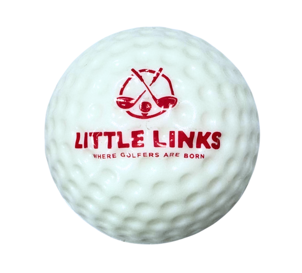 Oversized Foam Golf Balls, 6 Pack, White/Red