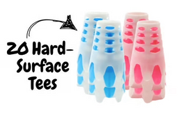 Little Links Hard Surface Golf Tees, 20-Pack, 1.75 Inches